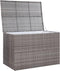 vidaXL - Tuinbox - 150x100x100 - cm - poly - rattan - grijs