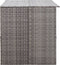 vidaXL - Tuinbox - 150x100x100 - cm - poly - rattan - grijs