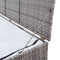 vidaXL - Tuinbox - 150x50x60 - cm - poly - rattan - grijs