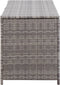vidaXL - Tuinbox - 150x50x60 - cm - poly - rattan - grijs