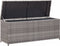 vidaXL - Tuinbox - 150x50x60 - cm - poly - rattan - grijs