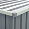 vidaXL - Tuinbox - 171x99x93 - cm - grijs
