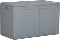 vidaXL - Tuinbox - 180 - L - PP - rattan - grijs