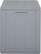 vidaXL - Tuinbox - 180 - L - PP - rattan - grijs