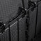 vidaXL - Tuinbox - 180 - L - PP - rattan - zwart
