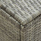 vidaXL - Tuinbox - 180x90x70 - cm - poly - rattan - grijs