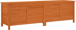 vidaXL - Tuinbox - 198,5x50x56,5 - cm - massief - vurenhout - bruin