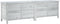 vidaXL - Tuinbox - 198,5x50x56,5 - cm - massief - vurenhout - wit