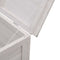 vidaXL - Tuinbox - 198,5x50x56,5 - cm - massief - vurenhout - wit