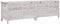 vidaXL - Tuinbox - 198,5x50x56,5 - cm - massief - vurenhout - wit