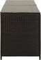 vidaXL - Tuinbox - 200x50x60 - cm - poly - rattan - bruin