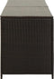 vidaXL - Tuinbox - 200x50x60 - cm - poly - rattan - bruin