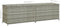 vidaXL - Tuinbox - 200x50x60 - cm - poly - rattan - grijs