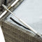 vidaXL - Tuinbox - 200x50x60 - cm - poly - rattan - grijs
