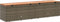 vidaXL - Tuinbox - 220x50x54 - cm - poly - rattan - en - acaciahout - grijs