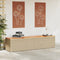 vidaXL - Tuinbox - 220x50x54 - cm - poly - rattan - en - acaciahout - beige