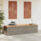 vidaXL - Tuinbox - 220x50x54 - cm - poly - rattan - en - acaciahout - grijs