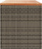 vidaXL - Tuinbox - 220x50x54 - cm - poly - rattan - en - acaciahout - grijs