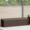 vidaXL - Tuinbox - 220x50x58 - cm - poly - rattan - bruin