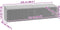 vidaXL - Tuinbox - 220x50x58 - cm - poly - rattan - bruin