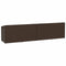 vidaXL - Tuinbox - 220x50x58 - cm - poly - rattan - bruin