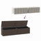 vidaXL - Tuinbox - 220x50x58 - cm - poly - rattan - bruin