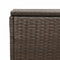 vidaXL - Tuinbox - 220x50x58 - cm - poly - rattan - bruin