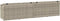 vidaXL - Tuinbox - 220x50x58 - cm - poly - rattan - lichtgrijs