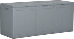 vidaXL - Tuinbox - 270 - L - PP - rattan - grijs