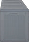 vidaXL - Tuinbox - 270 - L - PP - rattan - grijs
