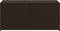 vidaXL - Tuinbox - 283 - L - poly - rattan - bruin