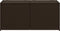 vidaXL - Tuinbox - 283 - L - poly - rattan - bruin