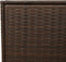 vidaXL - Tuinbox - 283 - L - poly - rattan - bruin