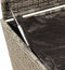 vidaXL - Tuinbox - 283 - L - poly - rattan - grijs