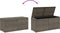 vidaXL - Tuinbox - 283 - L - poly - rattan - grijs