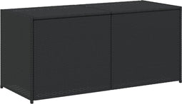 vidaXL - Tuinbox - 283 - L - poly - rattan - zwart
