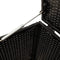 vidaXL - Tuinbox - 283 - L - poly - rattan - zwart