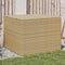 vidaXL - Tuinbox - 291 - L - poly - rattan - gemengd - beige