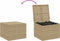 vidaXL - Tuinbox - 291 - L - poly - rattan - gemengd - beige