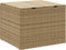 vidaXL - Tuinbox - 291 - L - poly - rattan - gemengd - beige