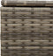 vidaXL - Tuinbox - 291 - L - poly - rattan - grijs