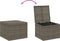 vidaXL - Tuinbox - 291 - L - poly - rattan - grijs