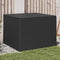 vidaXL - Tuinbox - 291 - L - poly - rattan - zwart