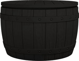 vidaXL - Tuinbox - 3-in-1 - polypropeen - zwart