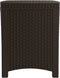 vidaXL - Tuinbox - 39x39x46 - cm - PP - rattan - bruin