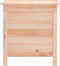 vidaXL - Tuinbox - 50x49x56,5 - cm - massief - vurenhout