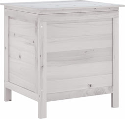 vidaXL - Tuinbox - 50x49x56,5 - cm - massief - vurenhout - wit