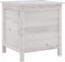 vidaXL - Tuinbox - 50x49x56,5 - cm - massief - vurenhout - wit