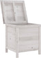 vidaXL - Tuinbox - 50x49x56,5 - cm - massief - vurenhout - wit