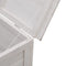 vidaXL - Tuinbox - 50x49x56,5 - cm - massief - vurenhout - wit